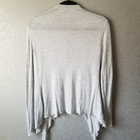 Lafayette 148 New York Linen Ruffle Layer Sweater - Picture 5 of 8
